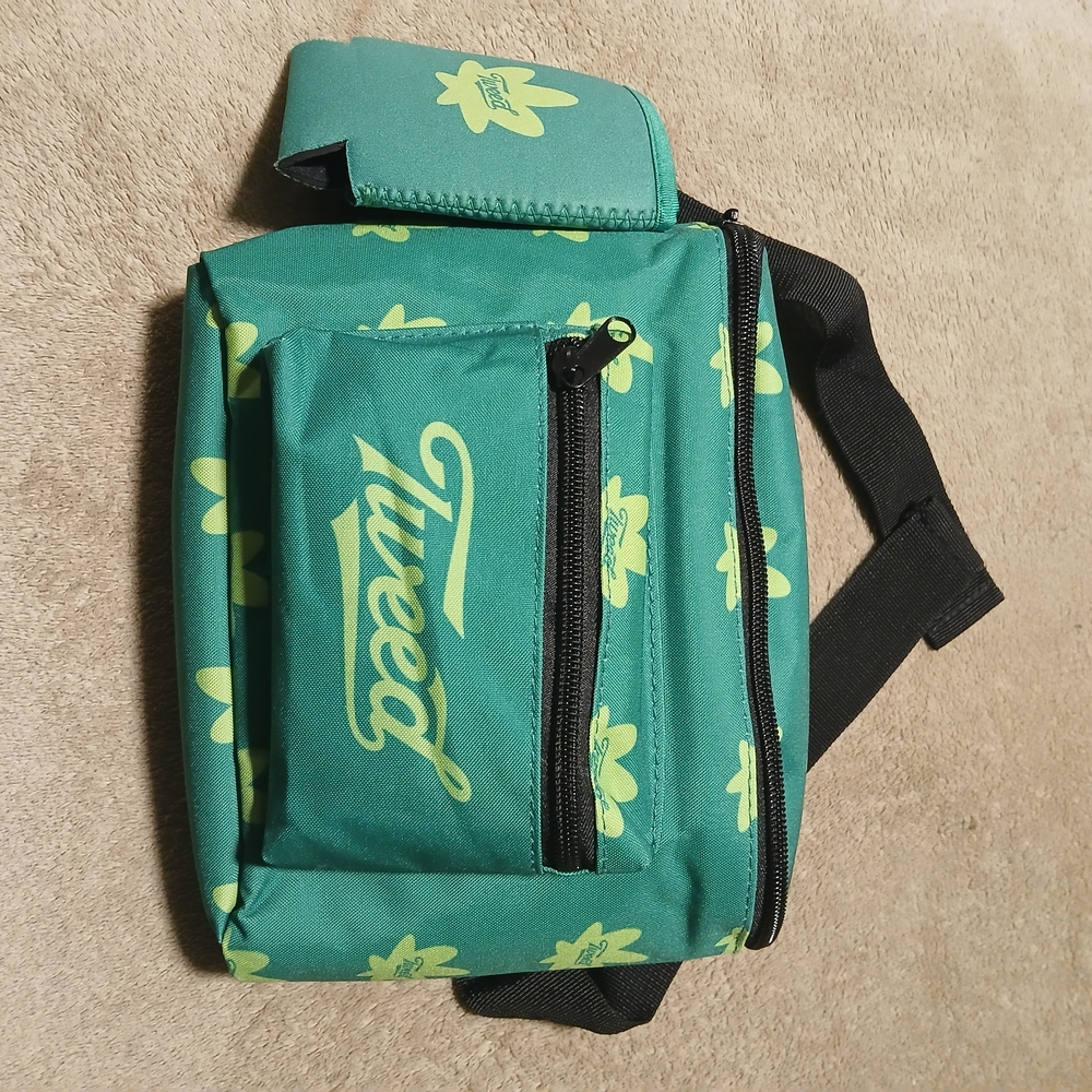 Tweeds Green and Yellow Belt Bag